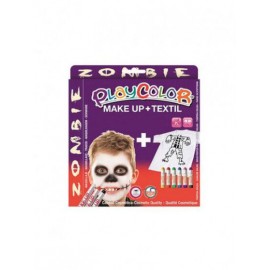 Maquillaje PLAYCOLOR THEMATICS ZOMBIE make up + textil.