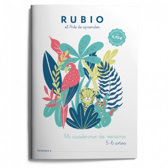 Mi cuaderno de verano RUBIO 5-6 años. El arte de Aprender. Enrique Rubio Polo SLU