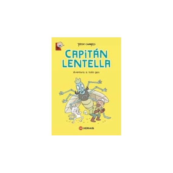 Capitán Lentella. Aventura a todo gas (Merlín Cómics). Jorge Campos. Edicións Xerais de Galicia (G).