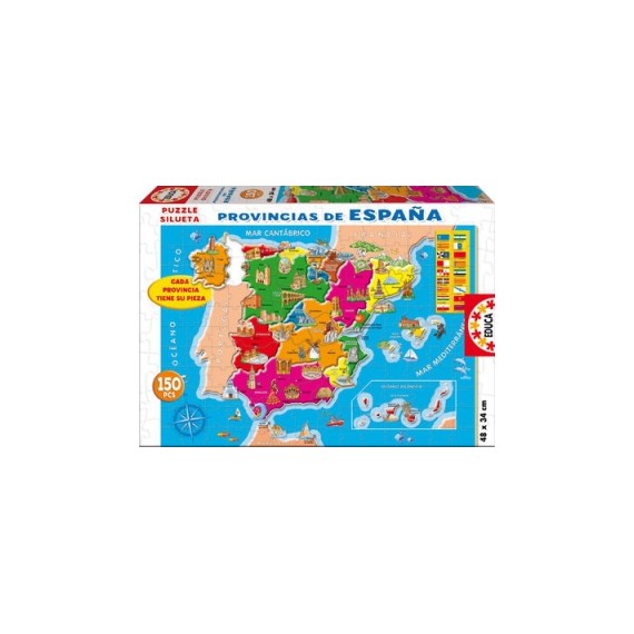 Puzzle Mapa de España 150 piezas / Puzle Mapa de España 150 pezas