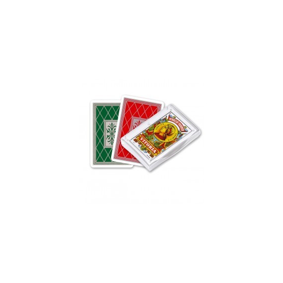Baraja Española VITORIA 40 cartas Fournier en caja plástico / Baralla Española VITORIA 40 cartas en caixa plástico