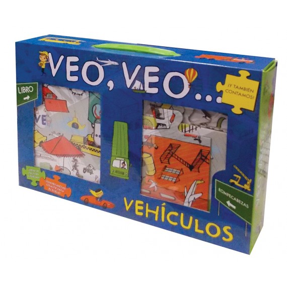 VEO, VEO...Vehículos (caja). Lee y Diviértete. Parragón