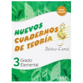 Nuevos Cuadernos de Teoría 3. Grado Elemental. Ibáñez-Cursá. Real Musical.