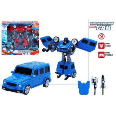 Robot transformable Robot Car CB Toys Azul
